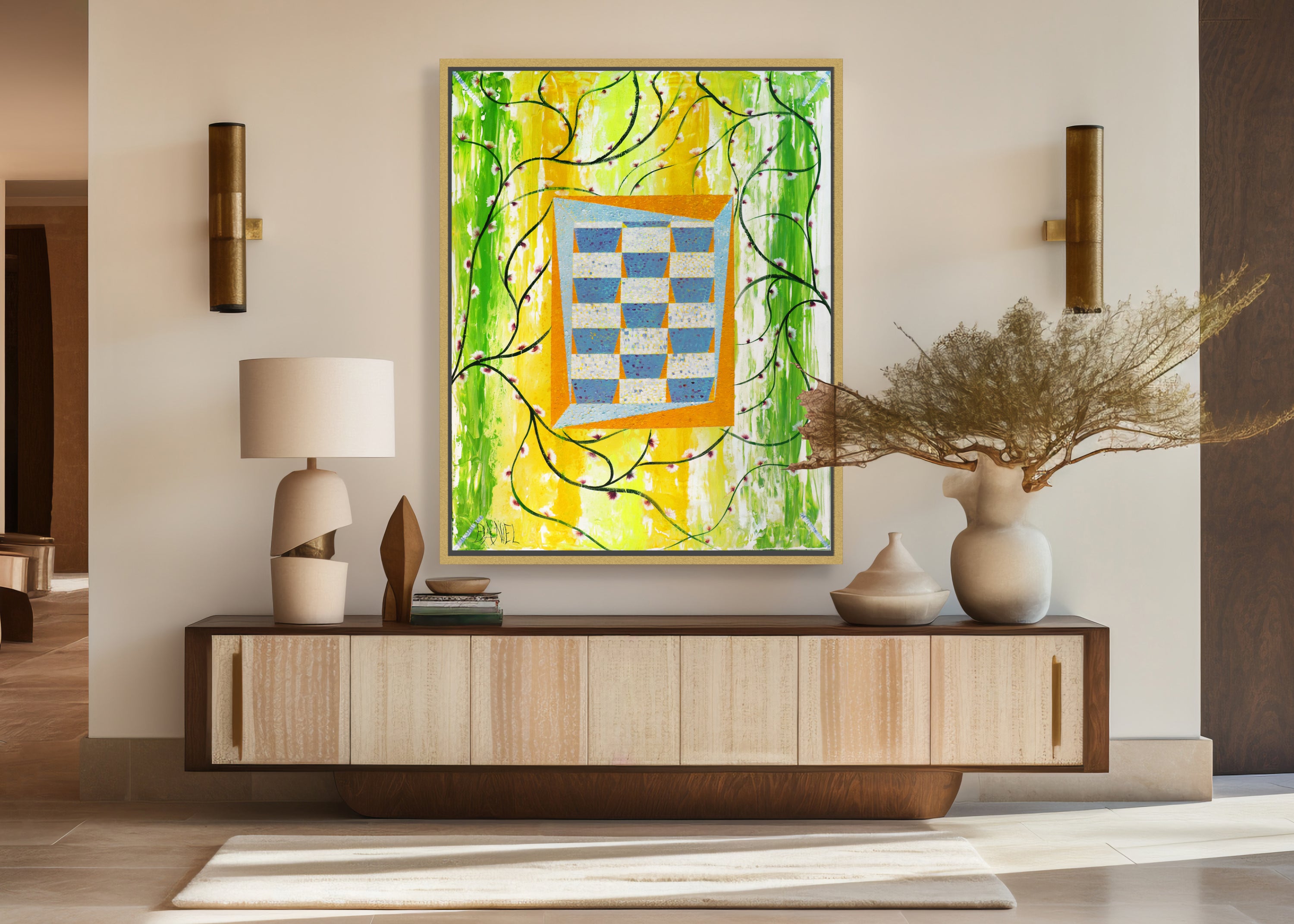 Canvas Print "Asymmetry Balance"