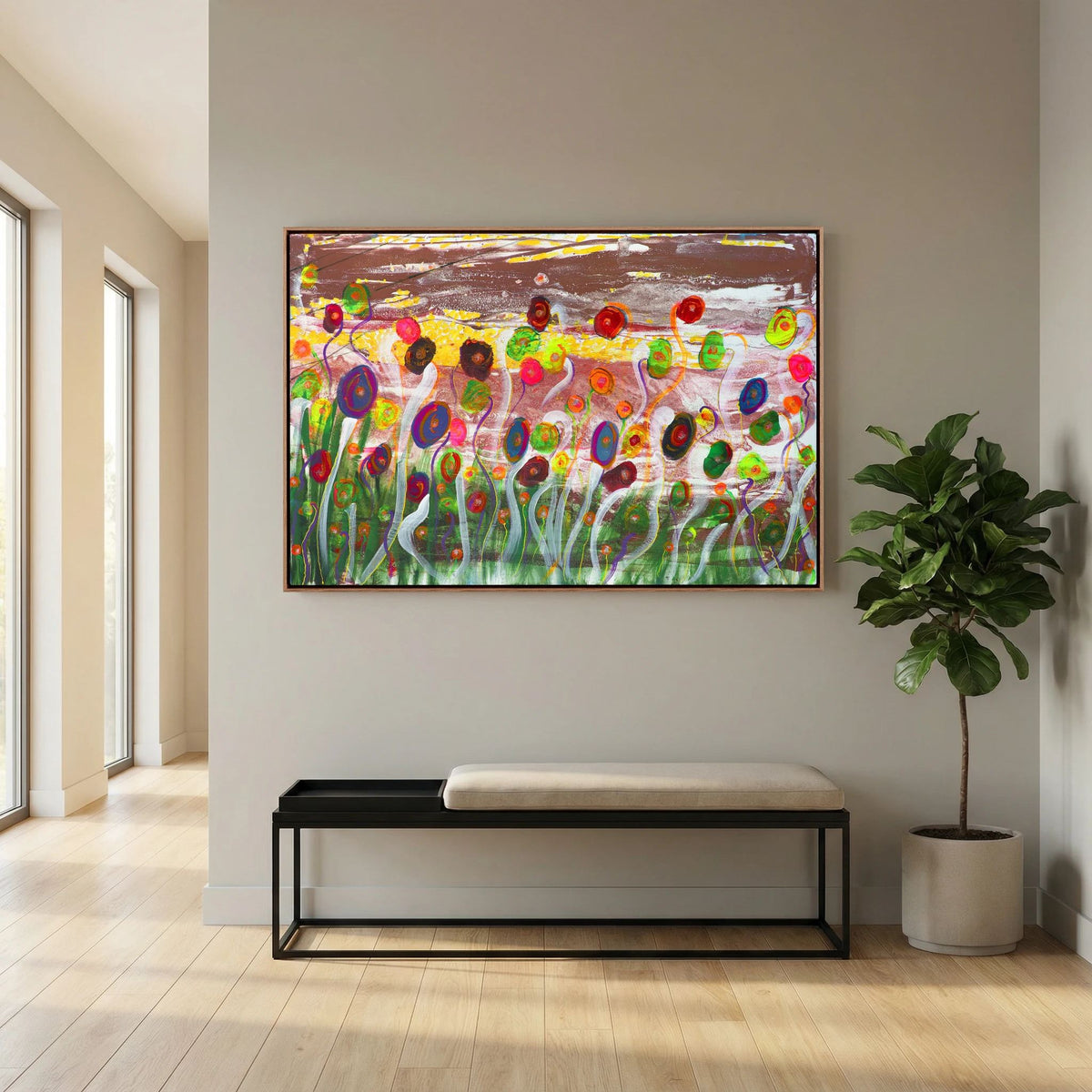 Flowers Having Party 1/2